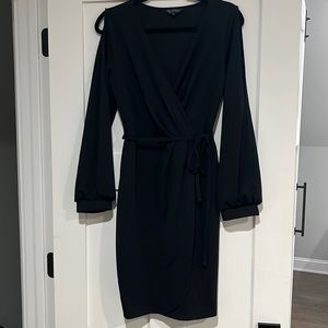 BLACK LONG SLEEVE DRESS